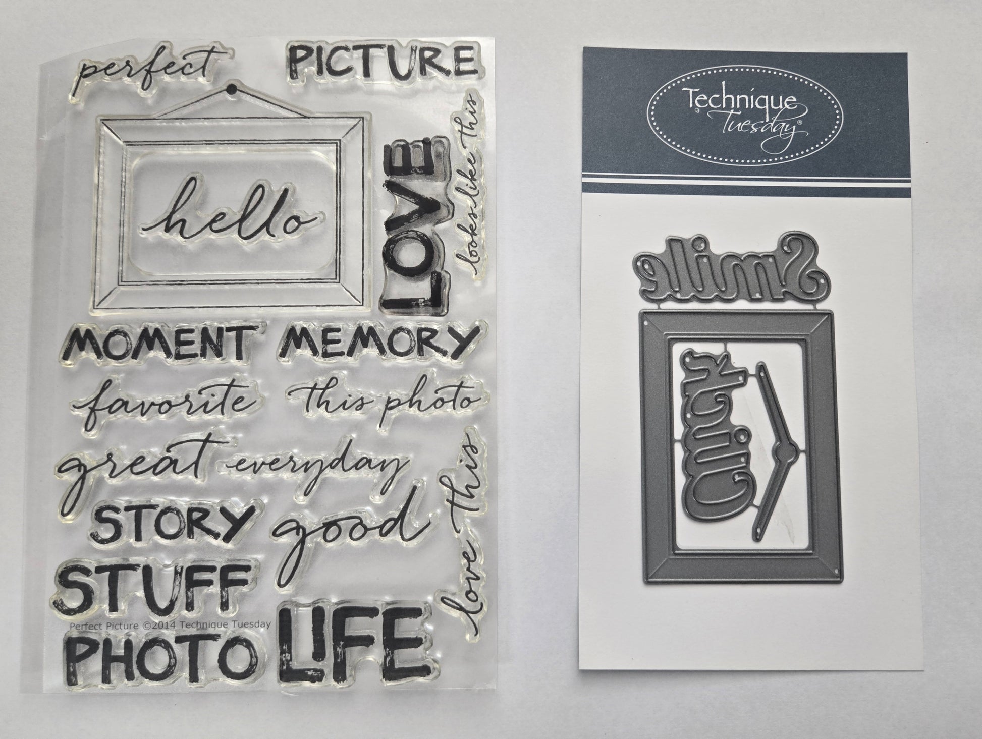 Technique Tuesday Perfect Picture Stamps and Dies Set