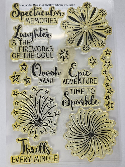 Technique Tuesday Spectacular Memories Stamp Set