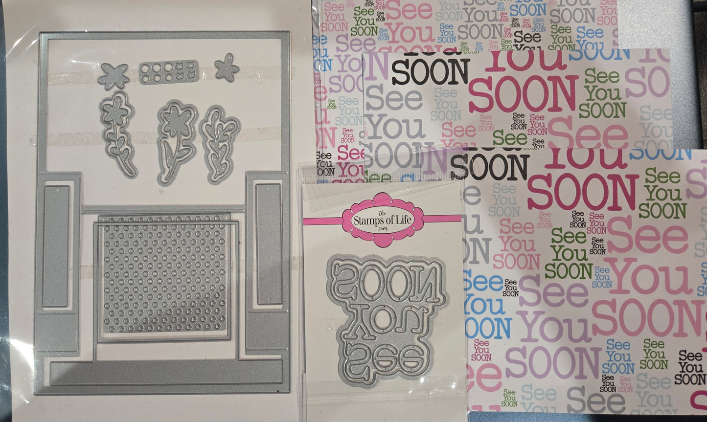 A1 Center Step Card Die Set by The Stamps of Life