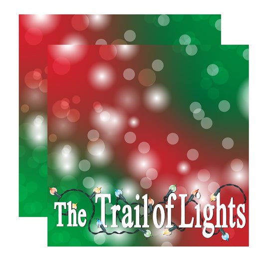 The Trail of Lights Scrapbook Paper