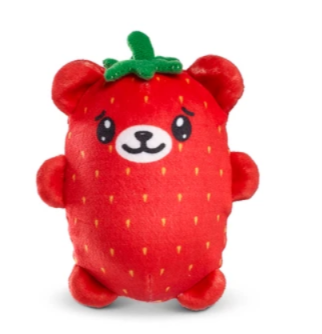 Top Trenz Bubble Stuffed Squishy Friends Straw-Bear Fruit Mashup