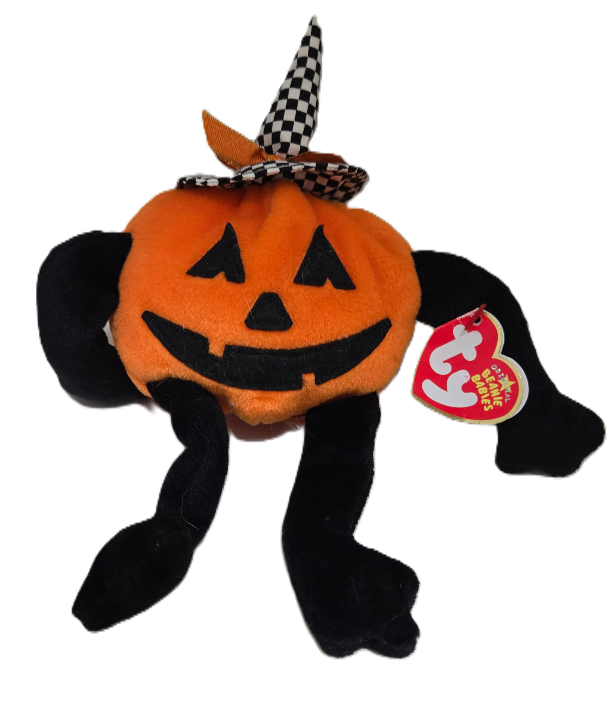 Halloween Trick R Treat pumpkin Beanie Baby