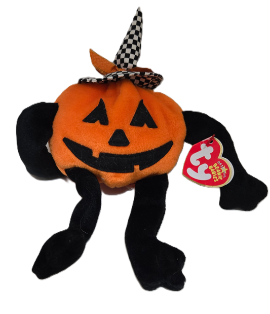 Halloween Trick R Treat pumpkin Beanie Baby