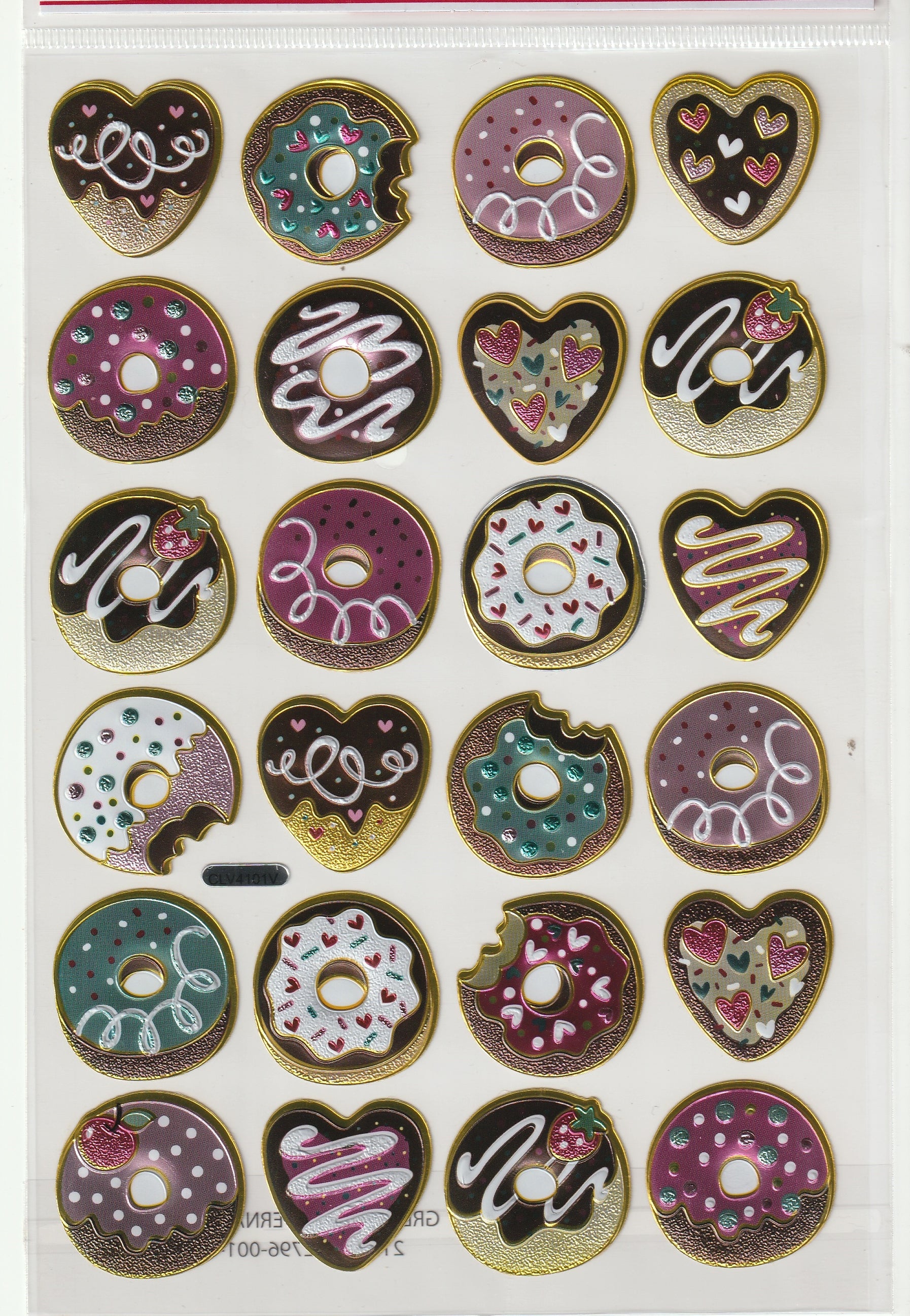 Valentine Sugar Cookie Stickers