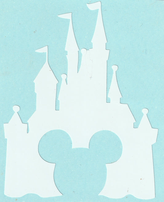 Vinyl Mickey Mouse Castle Decal Sticker