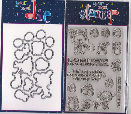 Spring Treats Stamps and Dies Set by Your Next Stamp