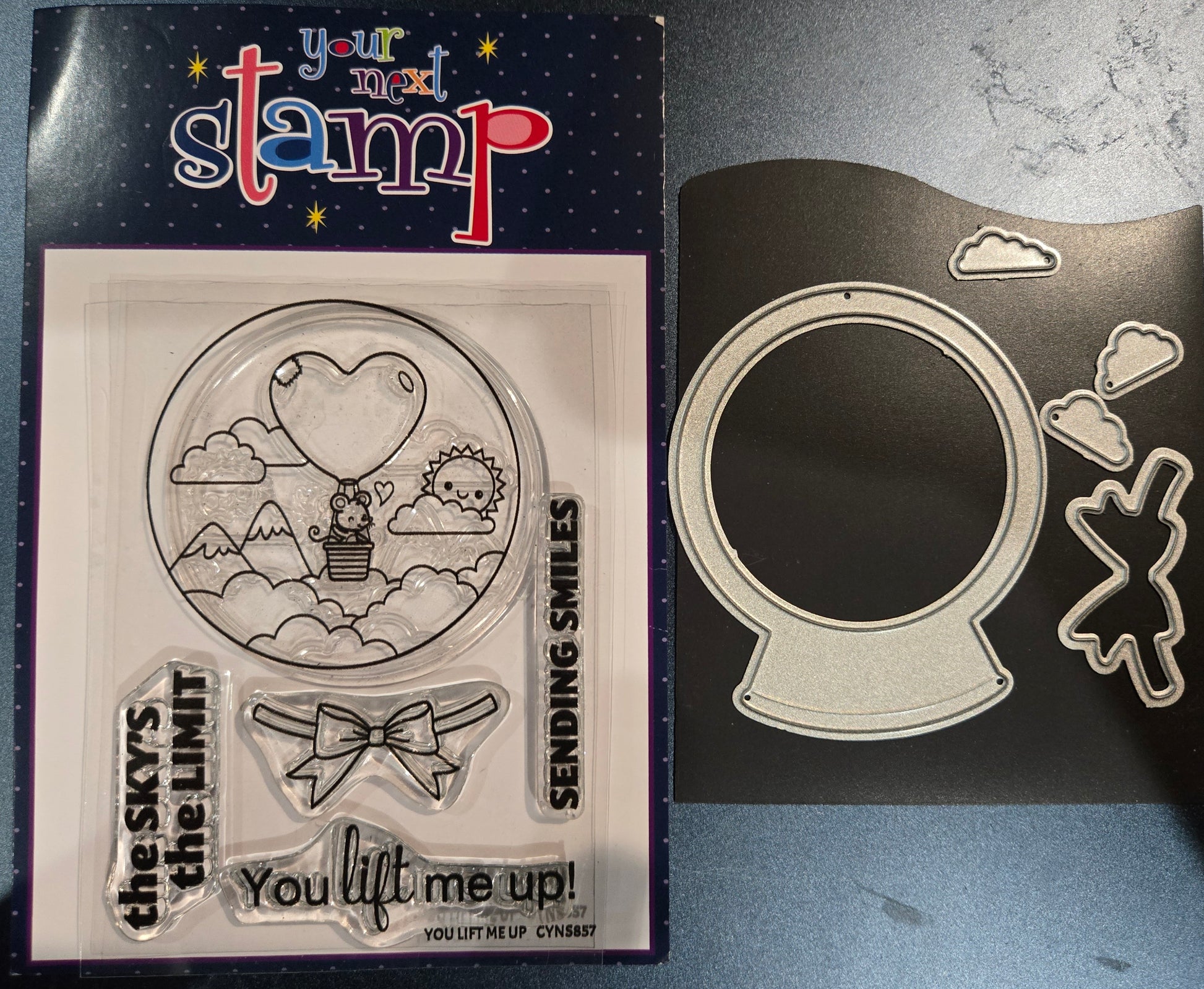 Your Next Stamp - You Lift Me Up Stamps and Dies Set