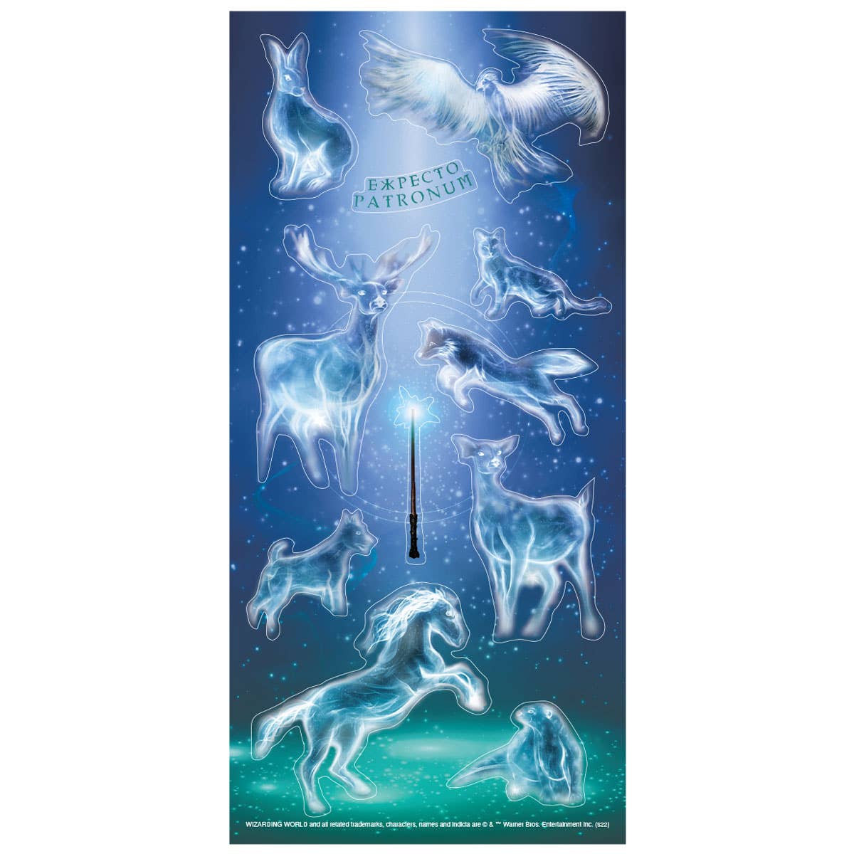 Harry Potter Stickers - Glow in the Dark Patronus