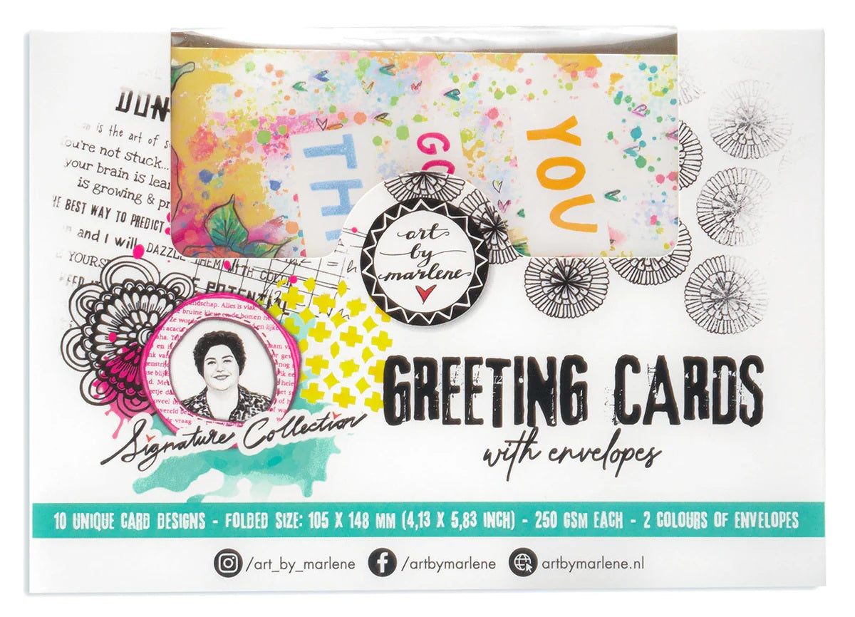 ABM Greeting Cards 10 Unique Designs Signature Collection 20 PC ...