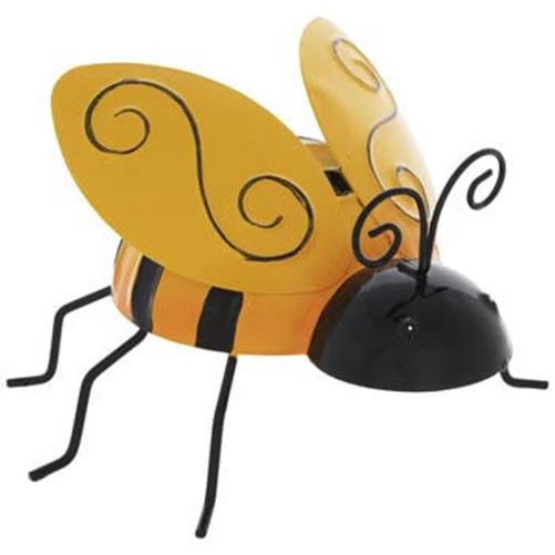 Metal Bee Decor Figure Shelf Sitter - 4 Inches