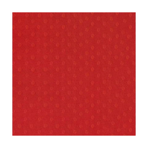 Bazzill Fireball Red Polka Dot 12x12 Cardstock  Paper