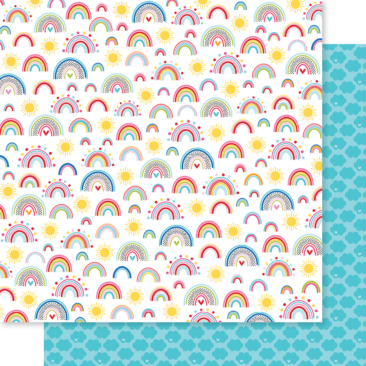 Bella Blvd Feeling Sunny You Are My Sunshine Scrapbook Paper