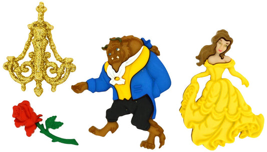 Beauty and the Beast Buttons