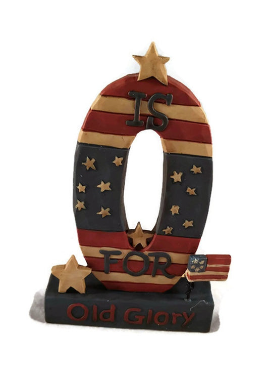 Blossom bucket Old Glory Figurine