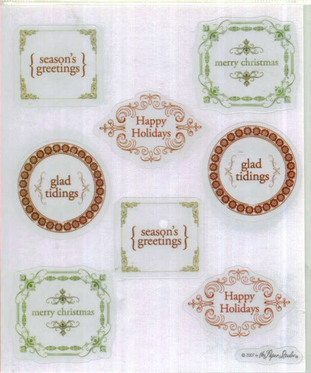 Christmas Seal Stickers