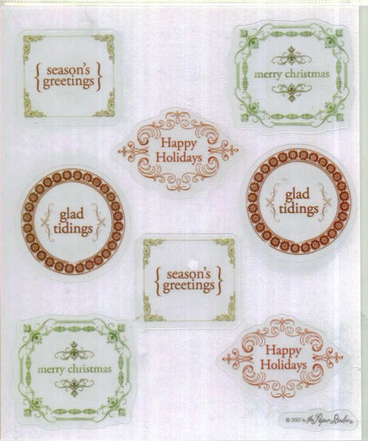 Christmas Seal Stickers