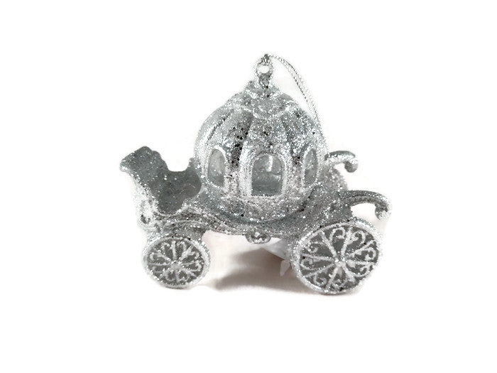 Silver Cinderella Carriae Ornament