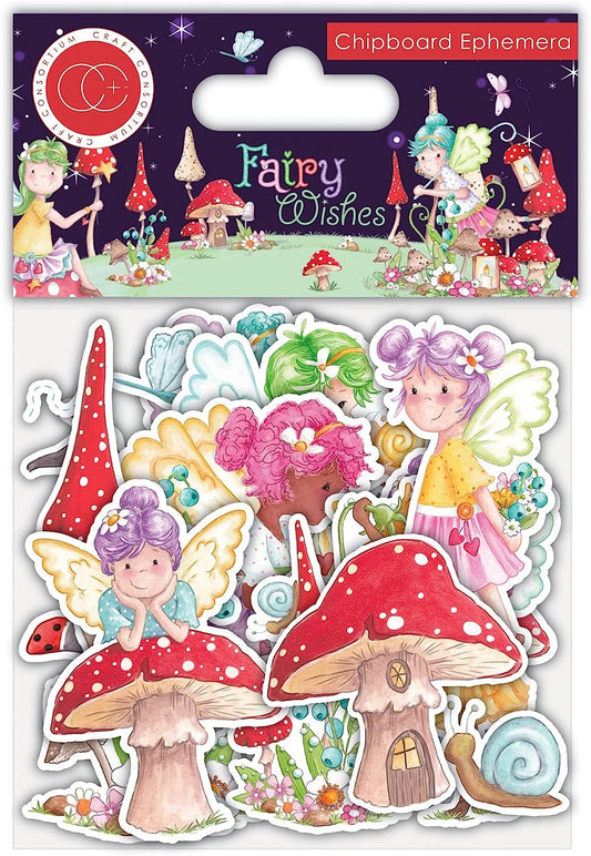 Fairy Wishes Chipboard Ephemera