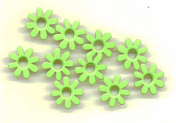 Lime Green Crazy Daisy Eyelets