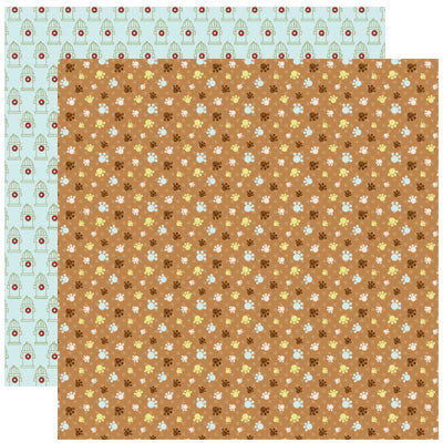 Reminisce Dog Park Talk To The Paw Scrapbook paper