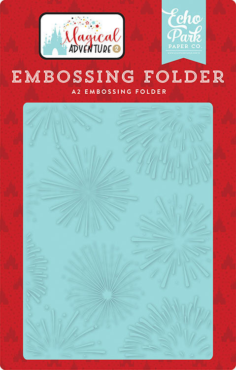 Magical Adventure 2 Fireworks Embossing Folder