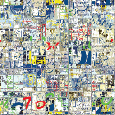Ella and Viv Word Graffiti Scrapbook Paper