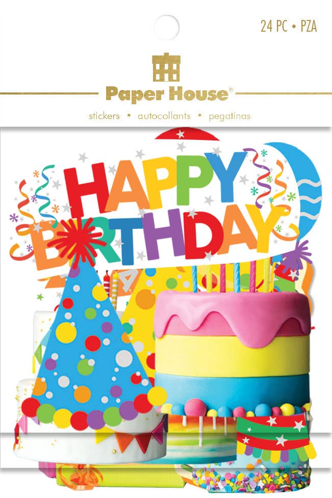 Die Cut Scrapbook Sticker Pack - Birthday