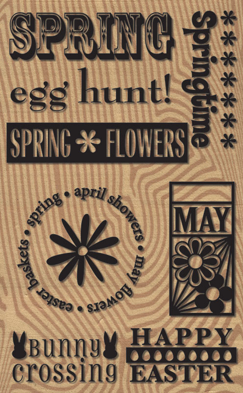 Spring Foam Stamps