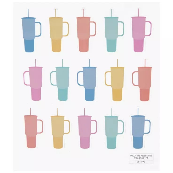 Tumbler Travel Cup Stickers