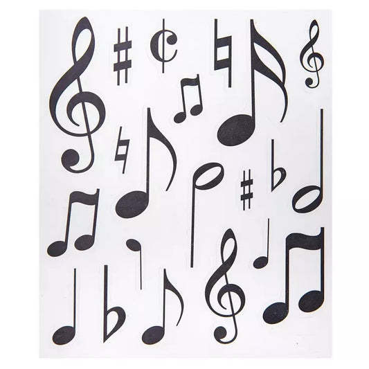 Music Note Stickers 2 Sheets