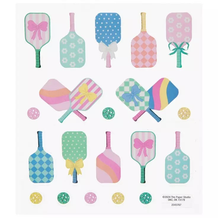 Pickleball Sports Stickers Set