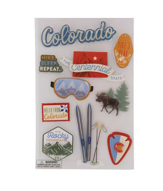 Colorado Scrapbook Stickers