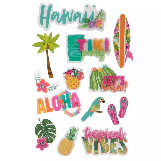 Hawaii Scrapbook Stickers