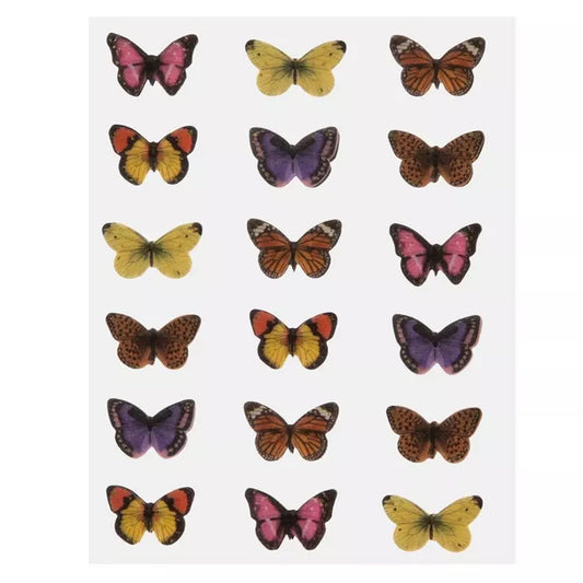 Butterfly Naturals Stickers 3d