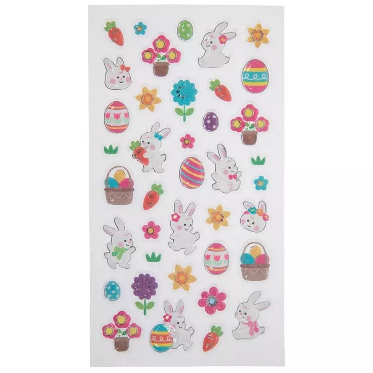 Easter Bunny and Egg Stickers