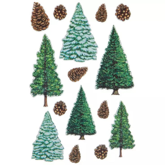 Pine Trees Outdoors Forest 3d Stickers