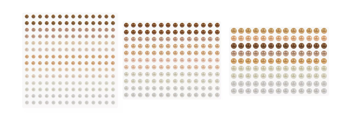Neutral Pearl Self Adhesive Stickers