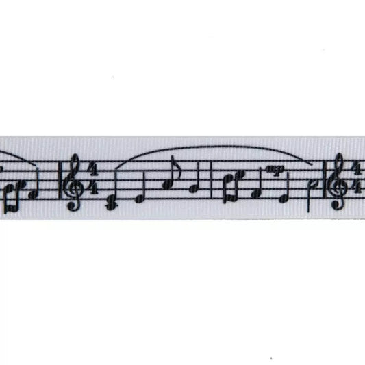 Grosgrain Music Note Ribbon