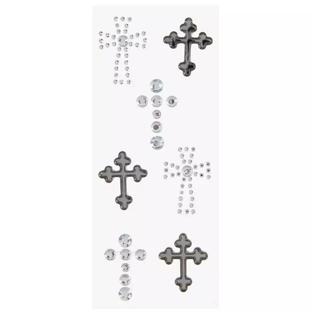 Cross Rhinestone Stickers