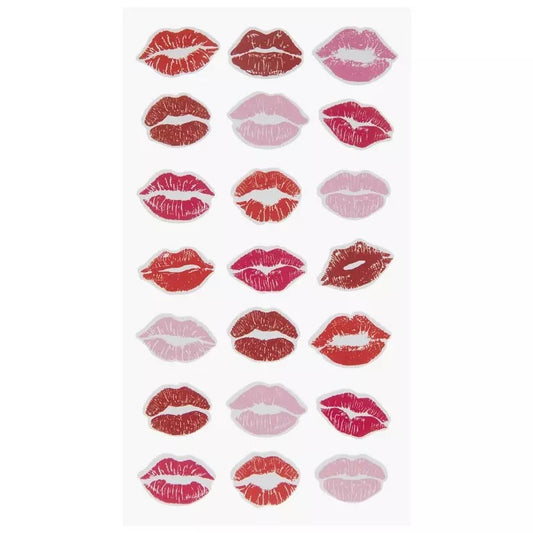 Red and Pink Lip Stickers
