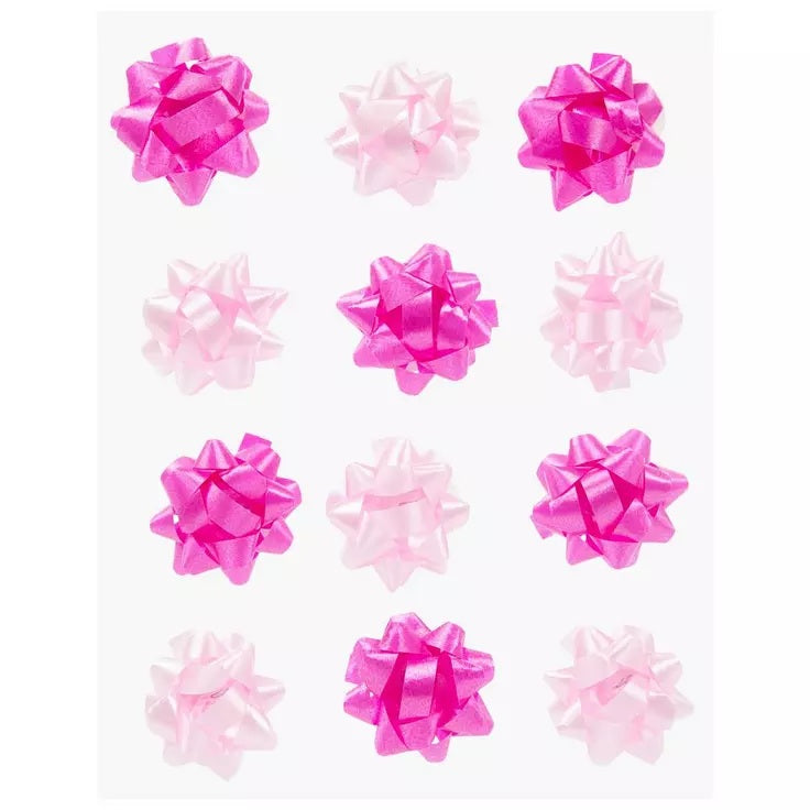 Pink Bow Stickers