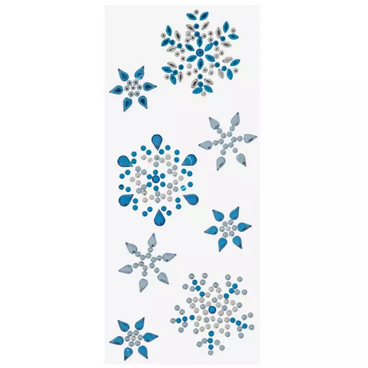 Snowflake Rhinestone Stickers