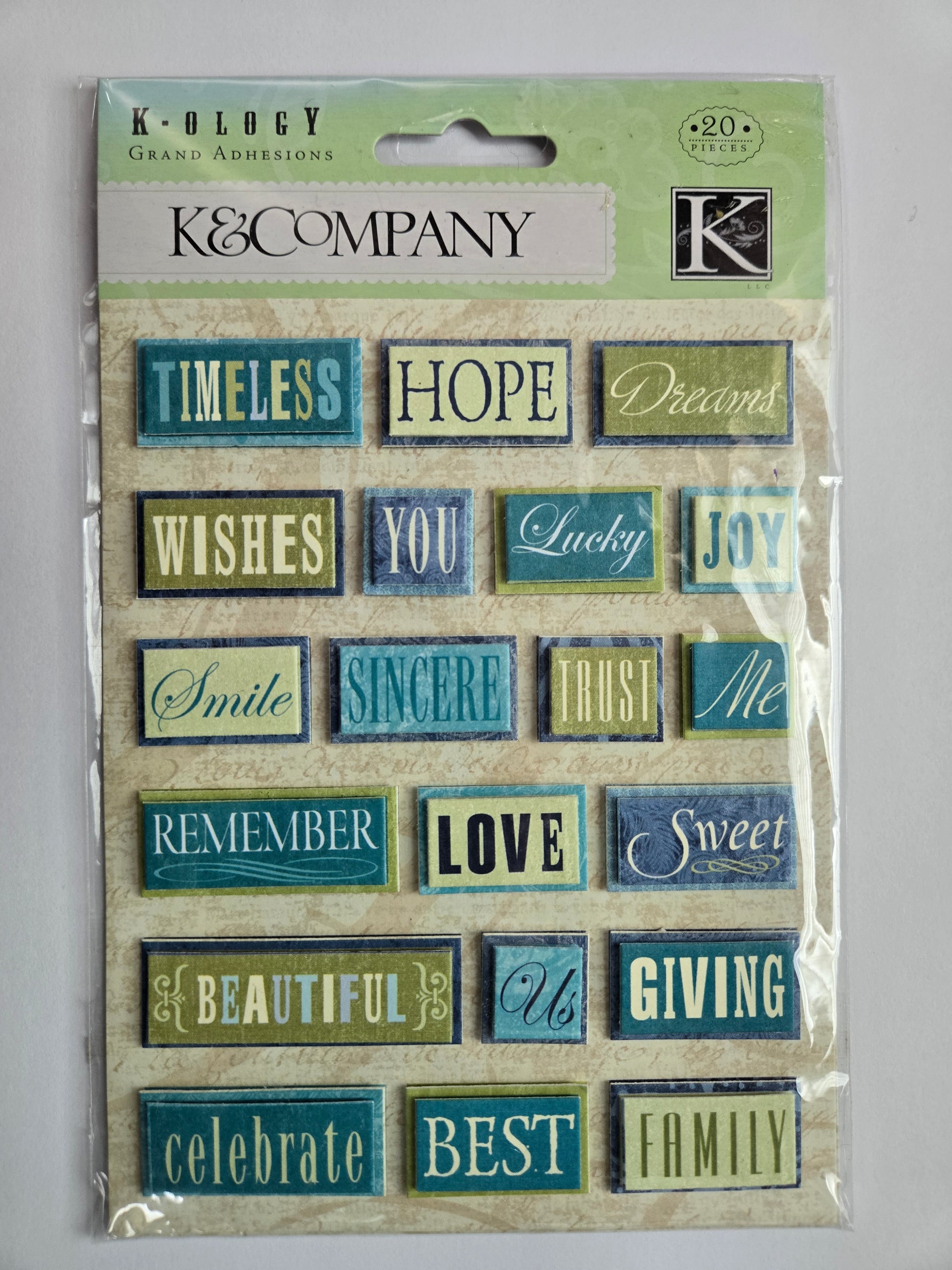 Addison Word Addison Words 3D Stickers Set – Country Croppers