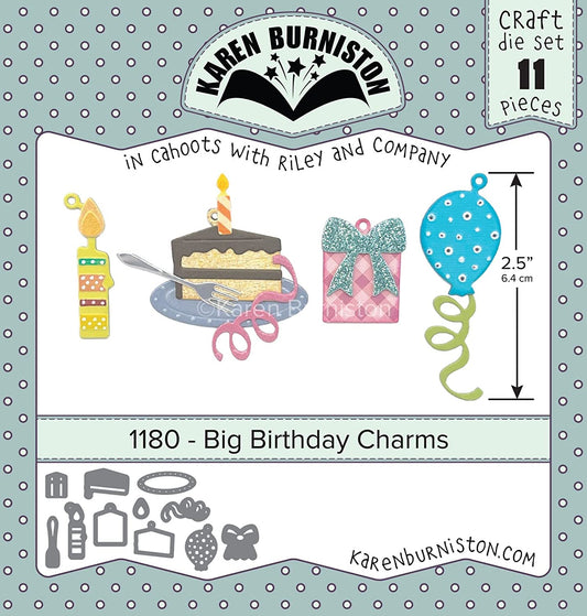 Big Birthday Charms Dies - by Karen Burniston