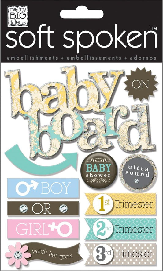 MAMBI Soft Spoken Baby on Board Stickers