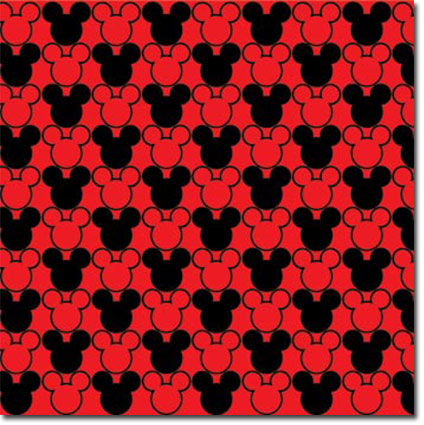 Mickey Mouse Ears Scrapbook Paper