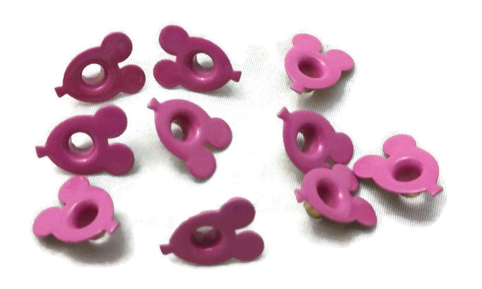 Pink Mouse Ears Eyelets