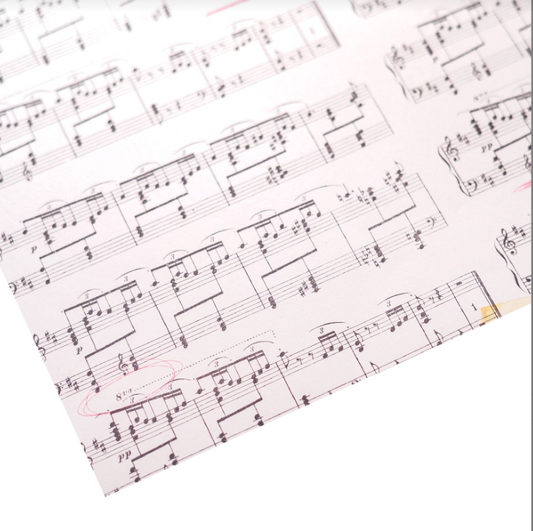 Music Note Scrapbook paper