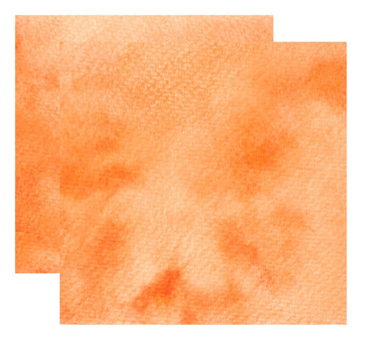 Orange Watercolor Textured patterned Paper