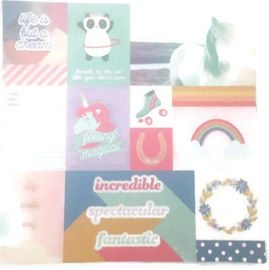 American Crafts Life is But a Dream 12x12 crapbook Paper